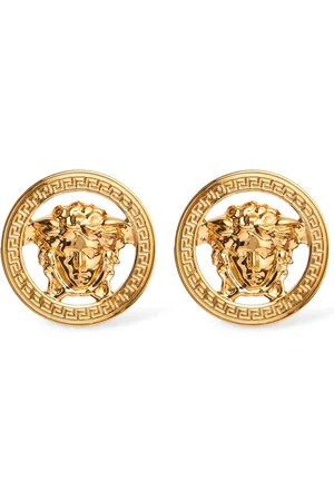 VERSACE Pendientes Con Logo