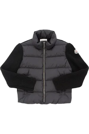 Moncler Cárdigan De Lana Acolchada