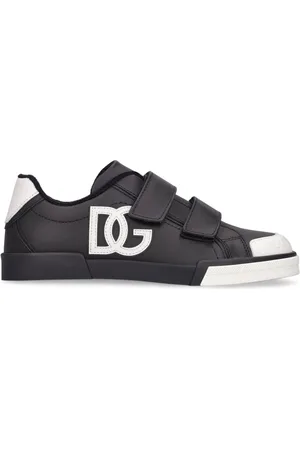Dolce & Gabbana Sneakers De Piel Estampada Con Correas