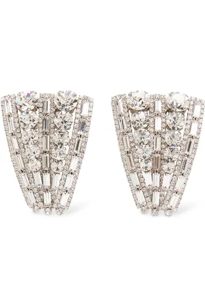 Alessandra Rich Pendientes De Cristales