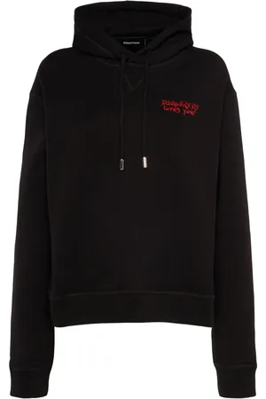 Dsquared2 Sudadera De Algodón Cepillado Con Capucha