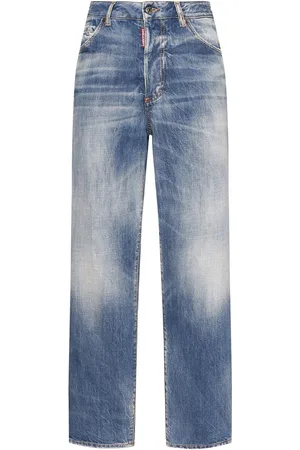 Dsquared2 Jeans De Denim Con Cintura Alta