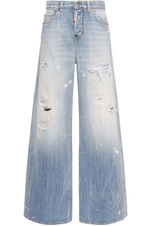 Dsquared2 Jeans Anchos De Denim