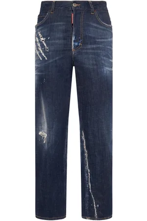 Dsquared2 Jeans Rectos Con Cintura Alta