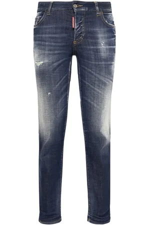 Dsquared2 Jeans Skinny De Denim Con Cintura Baja