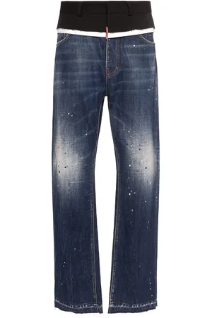 Dsquared2 Jeans Baggy De Denim Y Lona