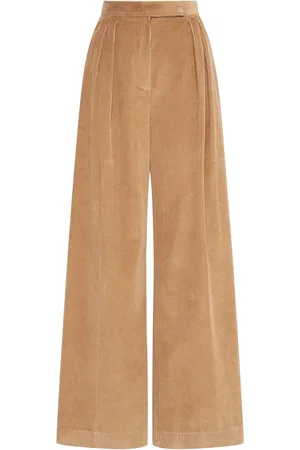 Max Mara Pantalones Anchos De Pana