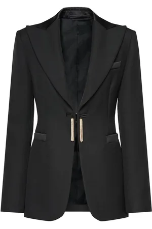 Max Mara Blazer De Lana Grain De Poudre