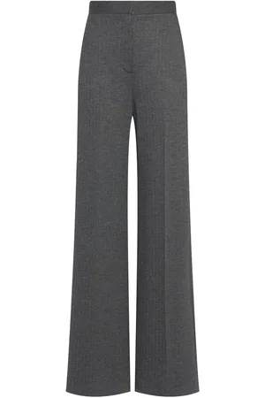 Max Mara Pantalones Anchos De Lana