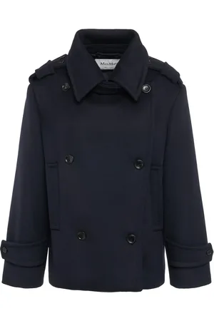 Max Mara Abrigo Corto De Lana Y Cashmere