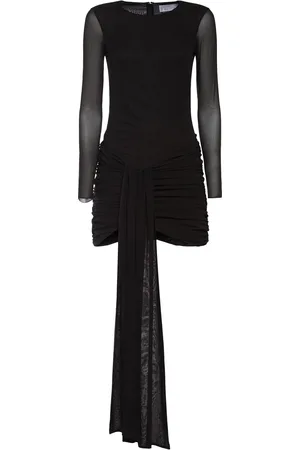 GIUSEPPE DI MORABITO Vestido Mini De Seda Stretch Drapeado