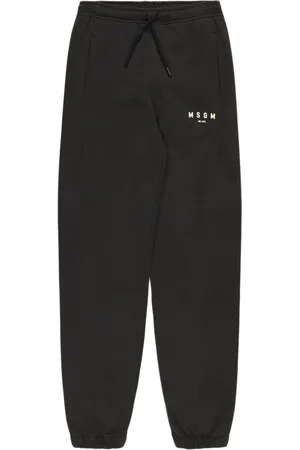 Msgm Pantalones De Felpa De Algodón