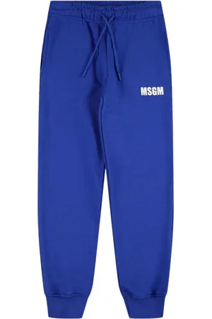 Msgm Pantalones De Felpa De Algodón
