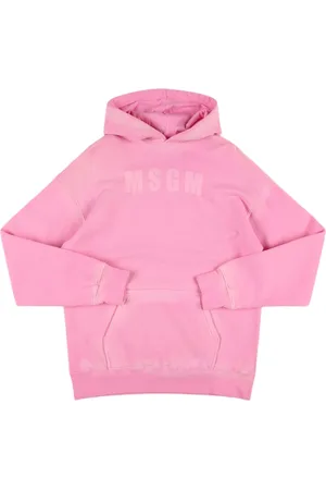 Msgm Sudadera De Algodón Con Capucha