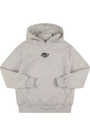 Msgm Sudadera De Algodón Estampado Con Capucha