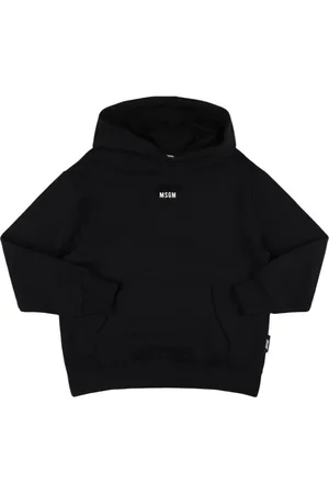 Msgm Sudadera De Algodón Estampado Con Capucha