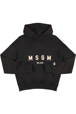 Msgm Sudadera De Algodón Estampada