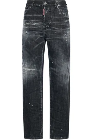 Dsquared2 Jeans Rectos Con Cintura Alta