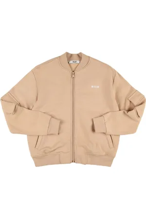 Msgm Sudadera De Felpa De Algodón