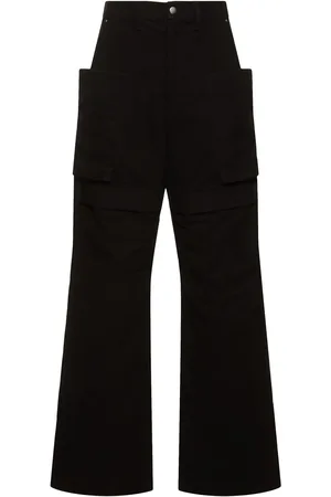 Rick Owens Jeans De Algodón Cepillado