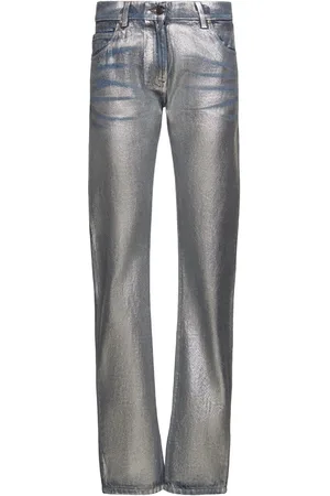 Msgm Jeans De Denim De Talle Bajo