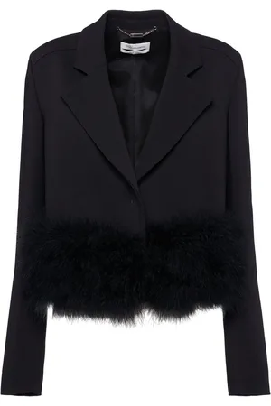BLUMARINE Blazer Con Plumas