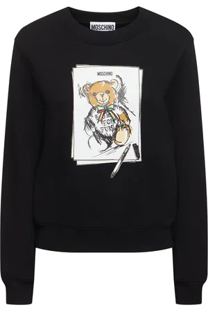 Moschino Sudadera De Jersey De Algodón Estampada