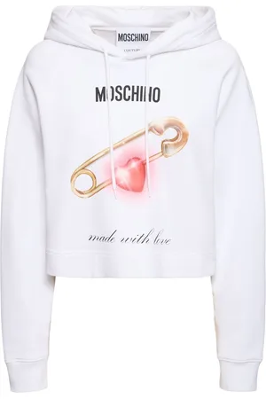 Moschino Sudadera De Jersey De Algodón Con Capucha
