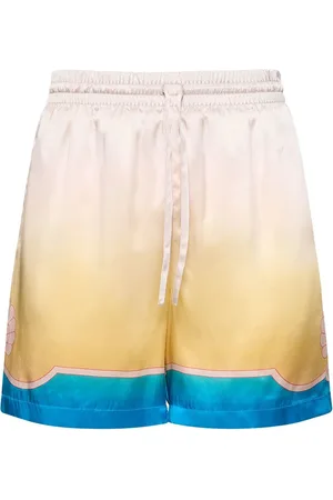 Casablanca Shorts De Seda Con Con Cordón