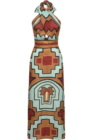 JOHANNA ORTIZ Vestido Midi De Lino