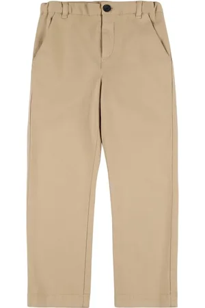 BONPOINT Pantalones De Gabardina De Algodón