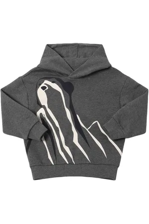 Il gufo Sudadera De Algodón Estampado Con Capucha