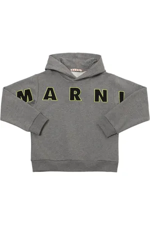 Marni Sudadera De Algodón Bordada Con Capucha