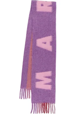 Marni Bufanda De Lana Con Logo