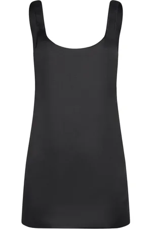 Khaite Vestido Corto De Satén Seda