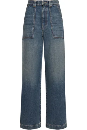 Khaite Jeans Rectos Con Cintura Alta