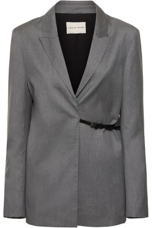 Loulou Studio Chaqueta De Lana Con Correa