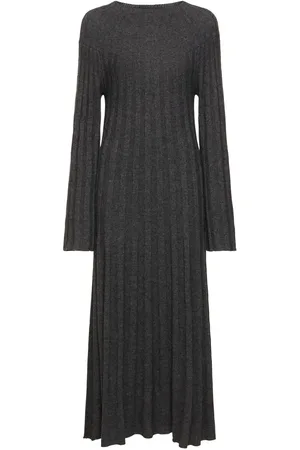 Loulou Studio Vestido Midi De Punto De Lana