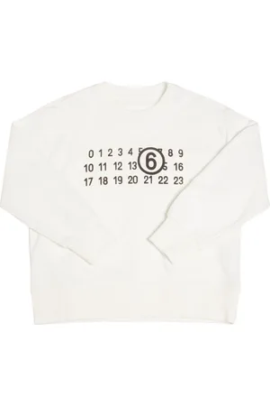 Maison Margiela Sudadera De Jersey De Algodón Estampada