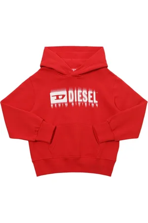 Diesel Sudadera De Algodón Con Logo