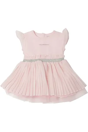 Karl Lagerfeld Vestido De Jersey Y Tul