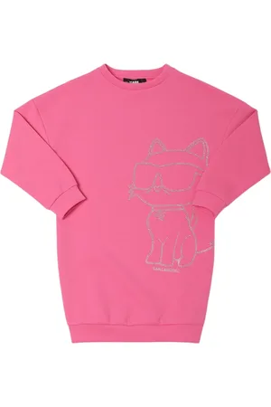 Karl Lagerfeld Vestido De Jersey De Algodón