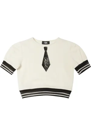 Karl Lagerfeld Camiseta De Jersey De Algodón Estampada