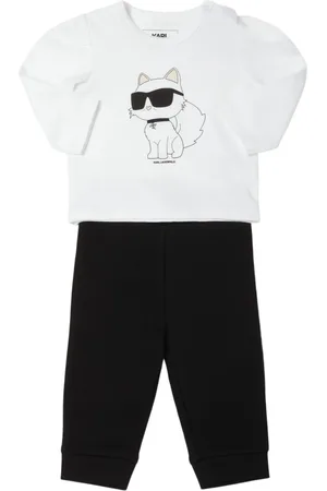 Karl Lagerfeld Camiseta Y Leggings De Jersey De Algodón Estampado