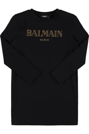 Balmain Vestido De Jersey De Algodón