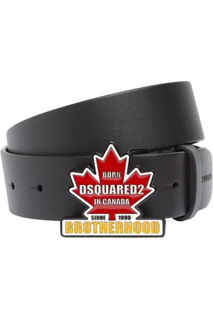 Dsquared2 Cinturón De Piel Con Logo