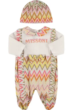 Missoni Pelele Y Gorro De Algodón Jersey