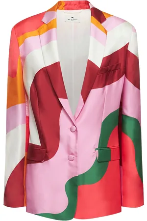 Etro Chaqueta Blazer De Satén