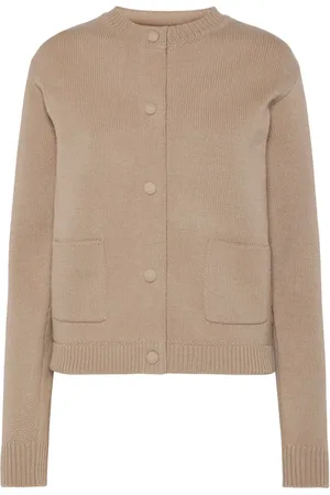 Moncler Cárdigan De Lana Acolchada
