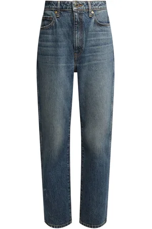 Khaite Jeans Rectos Con Cintura Alta